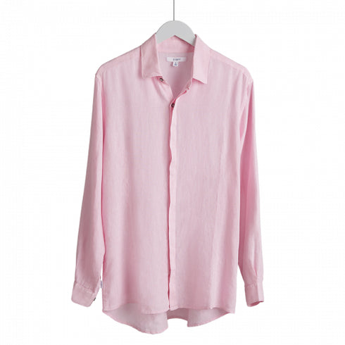 Antigua – Classic linen shirt Bahama Pink Sand