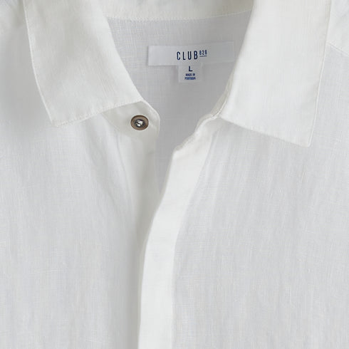 Antigua – Classic linen shirt Oyster White