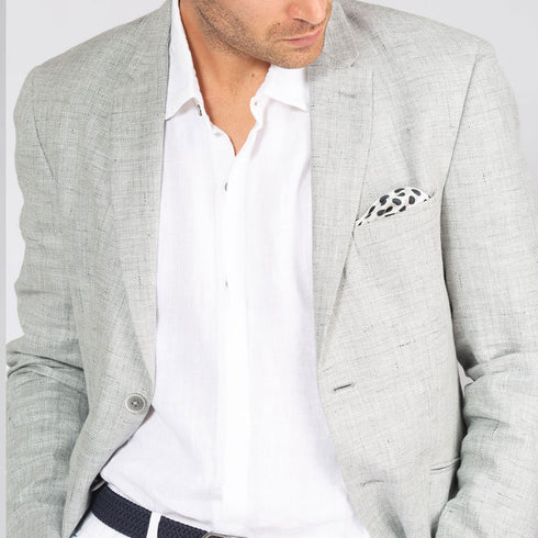 Antigua – Classic linen shirt Oyster White