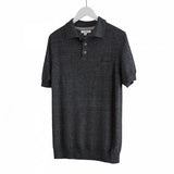Saint Martin – Linen knit, polo shirt Lovina Beach Black