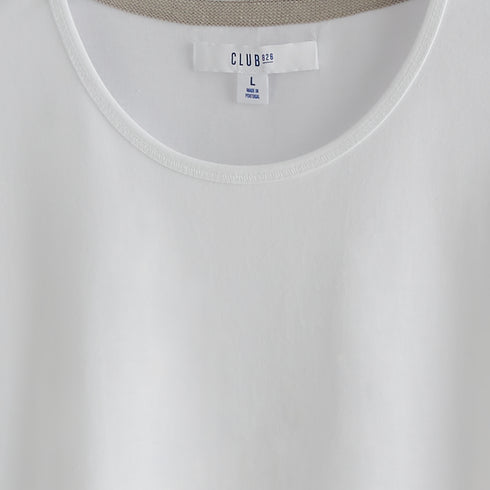 Martinique – Round neck t-shirt Oyster White